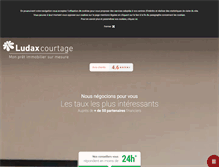 Tablet Screenshot of ludaxcourtage.com